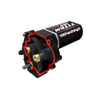 Traxxas 9791 Getriebe u. Motor komplett, lange Untersetzung