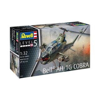 Revell 03821 1:32 AH-1G Cobra Kampfhubschrauber Modellbausatz
