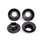 Traxxas 9569 Felgen-Abdeckung schwarz (4) für 9572...