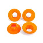 Traxxas 9569T Felgen-Abdeckung orange (4) für 9572...