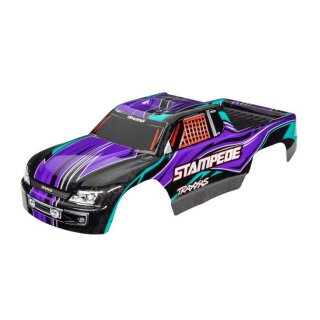 Traxxas 3651P Karo Stampede (passt auch Stampede VXL) violett, kpl. lackiert