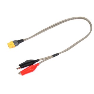 Revtec Ladekabel Pro "XT60" - Batterie-Clip 40 cm Flacher Silikondraht 14AWG