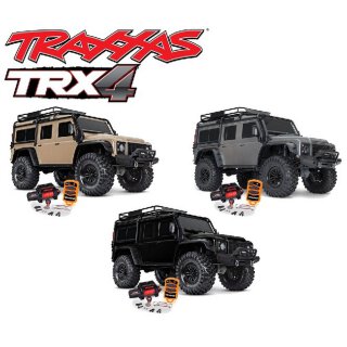 Traxxas 82056-84 TRX-4 Land Rover Defender 4x4 RTR 1:10 4WD mit Seilwinde