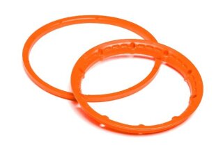 HPI 117334 Heavy Duty Wheel Bead Lock Rings Orange/F. 2 Wheel