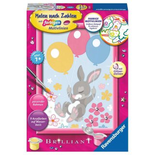 Ravensburger 20294 Malen nach Zahlen Fliegendes Häschen