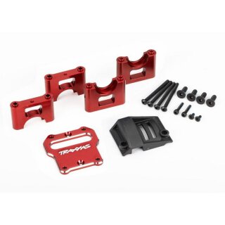 Traxxas 9584R Center Diff-Halter 6061-T6 Alu rot eloxiert