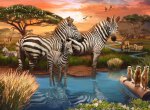 Ravensburger Puzzle 17376 Zebras am Wasserloch 500 Teile...