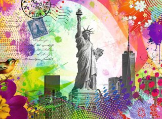 Ravensburger Puzzle 17379 Postkarte aus New York 500 Teile Puzzle
