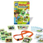 Ravensburger 25033 Natur-Entdecker Lernspiel, Outdoor Spiel, Tiere und Pflanzen