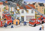 Ravensburger Puzzle 08851 Bei der Feuerwehr Puzzle, mit 2x24 Teilen