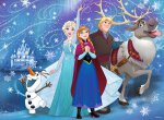 Ravensburger 13610 Frozen Glitzernder Schnee Disney Frozen Glitzer-Puzzle 100 Teilen