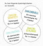 Ravensburger 80658 Lernen Lachen Selbermachen: Erste Zahlen, für 2-4 Spieler, Kartenspiel