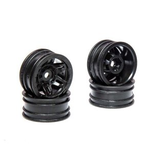 Axial AXI40002 1.0 Rockster Wheels Black (4pcs):SCX24