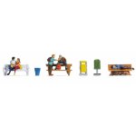 NOCH 15238 Menschen auf Bänken Spur H0