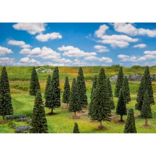 Faller 181541 25 Tannen, klein, sortiert TT, N