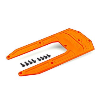 Traxxas 9623T Schutzplatte für Chassis orange Sledge