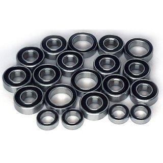 H-Speed HSPB028 Kugellager-Satz TAMIYA TT01/E 20Stk Gummidichtung geölt rostfrei