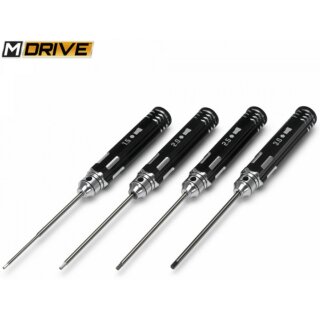 M-Drive MD20000 Allen Wrench Straight Hex Tool Set - 1.5, 2, 2.5 & 3mm
