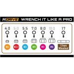 M-Drive Mini Tool Set Innensechskant & Steckschlüssel + Schlitz- und Kreuzschraubendreher 7-teilig