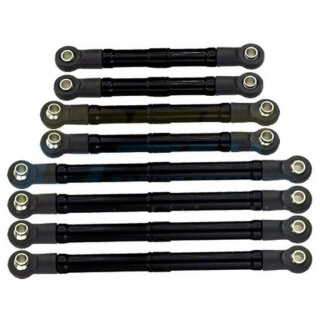 GPM TRX4M160BKBEBK Spurstangen-Set 6061-T6 Aluminium schwarz GPM TRX-4M
