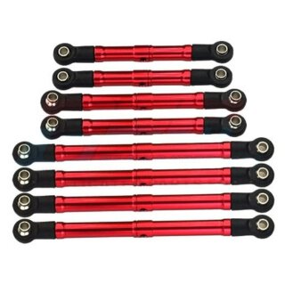GPM TRX4M160RBEBK Spurstangen-Set 6061-T6 Aluminium rot GPM TRX-4M