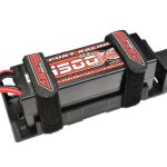 Team Corally C-50530 ProBattery Straps 250x20mm Anti Slip Strings Black 2pcs