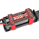 Team Corally C-50531 ProBattery Straps 250x20mm Anti Slip Strings Red 2pcs