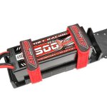 Team Corally C-50536 ProBattery Straps 300x20mm Anti Slip Strings Red 2pcs