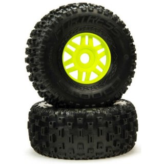 Arrma ARA550068 1/8 dBoots Fortress Vorder-/Hinterreifen 17mm Sechskant grün (2)