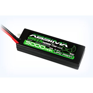 Absima 4140009 Greenhorn Vol.2 Lipo 2S 7,4V 5000mAh 50C T-Plug -