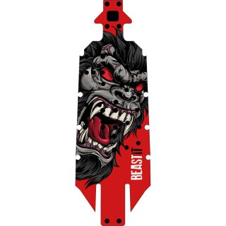 RCSkinz Arrma Chassis Protector Decal "Beast IT Red" Kraton / Talion 6S