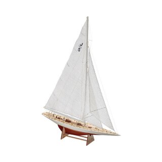 Krick 25051 Rainbow 1934 Yachtbausatz mit Fertigrumpf 1:80