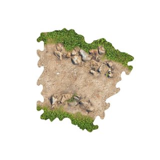 ToysWD TWDTRK001 Crawler Park 3x Steinkurve 1/18 1/24