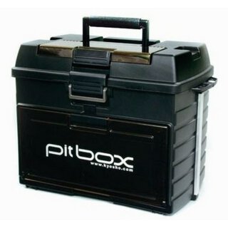 Kyosho  K.80460 Werkzeugkasten Kyosho DeLuxe Edition Black Pitbox 542x300x397mm