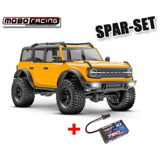Traxxas 97074-1 TRX-4M Ford Bronco 4x4 RTR inkl. Akku/Lader 1/18 4WD Spar-Set orange