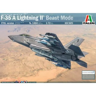 Italeri 1464 1:72 F-35A (Beast Mode) 510001464