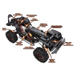 DF-Models 3164 DF-4S PRO Crawler 4WD 2,4GHz 313mm 1:10 Modell 2024 - RED