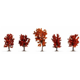 NOCH 25625 Herbstbäume Spur H0 TT NZ 5 Stück, ca. 8-10 cm hoch