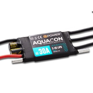D-Power DPAQC030 D-Power AQUACON 30A S-BEC Brushless Regler