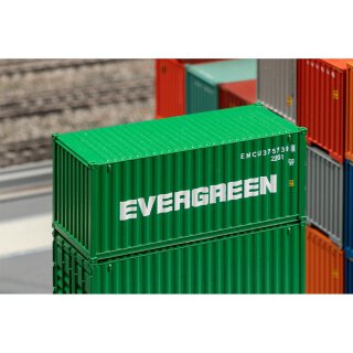 Faller 182004 20 Container EVERGREEN Spur H0