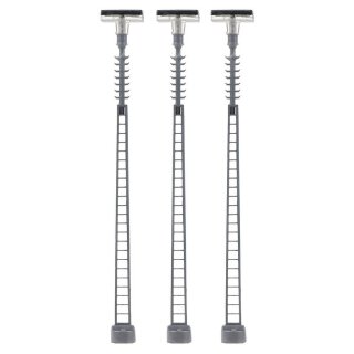 Faller 272118 LED-Gittermast-Aufsatzleuchte, warmweiß, 3 Stück Spur N