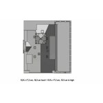 NOCH 66401 Wirtshaus mit Biergarten 18,9x17,2cm Spur H0