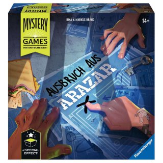 Ravensburger 27365 Mystery Games - Der Ausbruch aus Arazar ab 14 Jahren