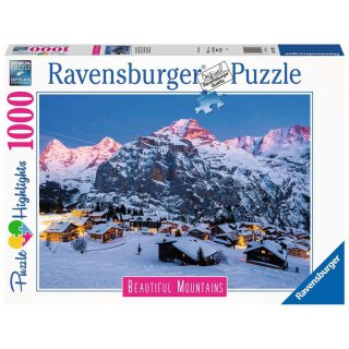 Ravensburger 17316 Puzzle Berner Oberland, Mürren Teileanzahl 1000