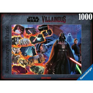 Ravensburger 17339 Puzzle Star Wars Villainous: Darth Vader Teileanzahl: 1000