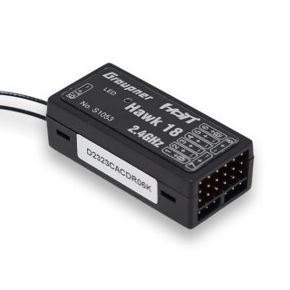 Graupner S1053 Hawk 18 HoTT - 2.4 GHz Empfänger