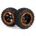 HPI 540197 Blackzon Slyder ST Wheels/Tires Assembled (Black/Orange)