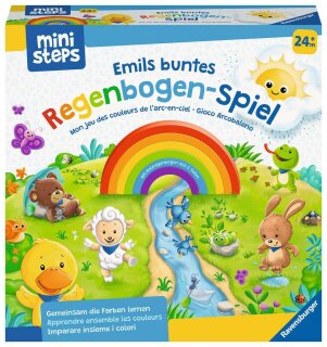 Ravensburger 04582 ministeps: Emils buntes Regenbogen-Spiel Ab 24 Monate