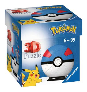 Ravensburger 11265 Puzzle-Ball Pokémon Superball Teileanzahl 54 6-99 Jahre