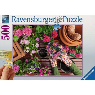 Ravensburger 17382 Große Gartenliebe Teileanzahl 500 große Teile Ab 12 Jahre